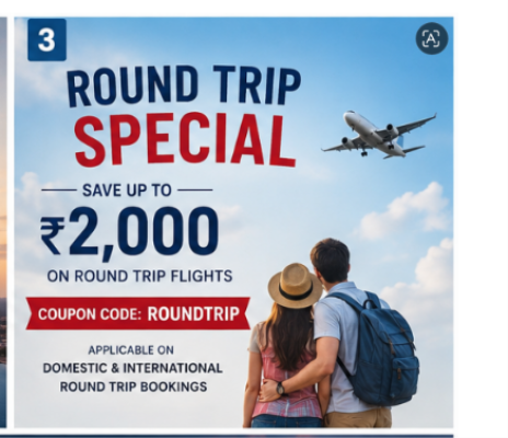 Round Trip Discount Offer 